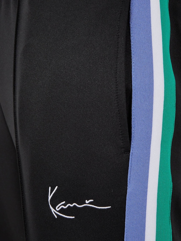 Small Signature Straight Leg Trackpants black/multic0lor-5
