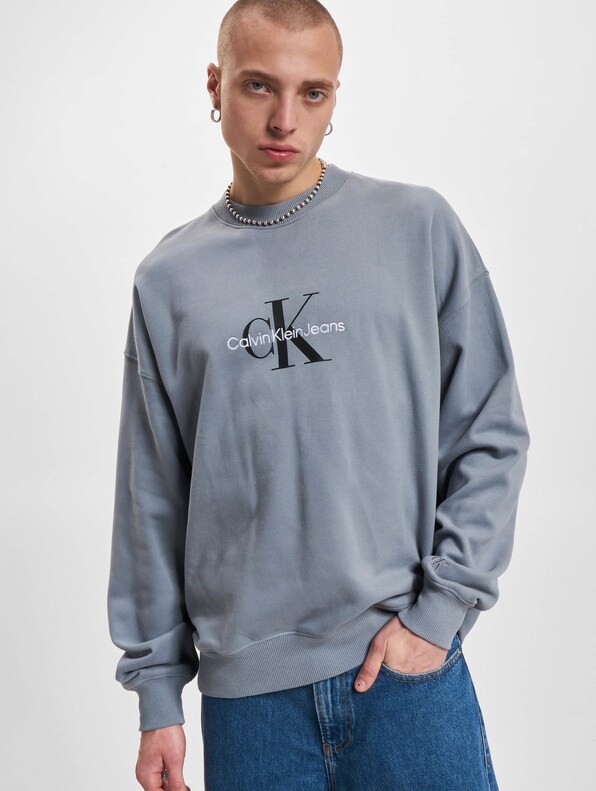 Calvin Klein Jeans Monologo Oversized Crew Neck Sweater-0