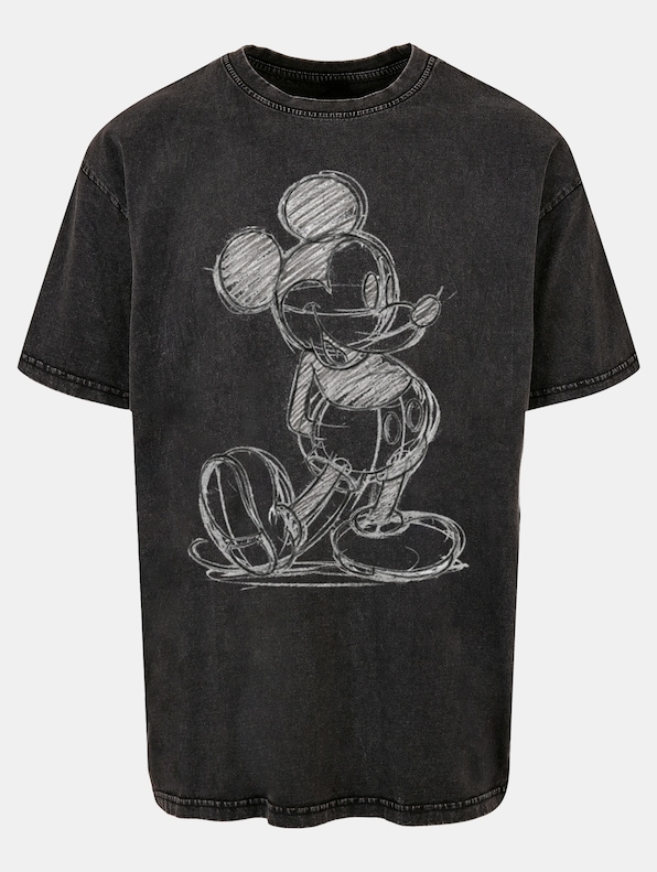 Mickey Mouse - Sketch Kick Acid Washed Oversize-2