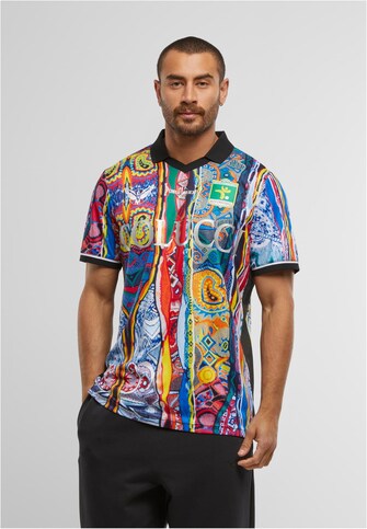 POLO NECK SOCCER JERSEY COLOR BLOCK