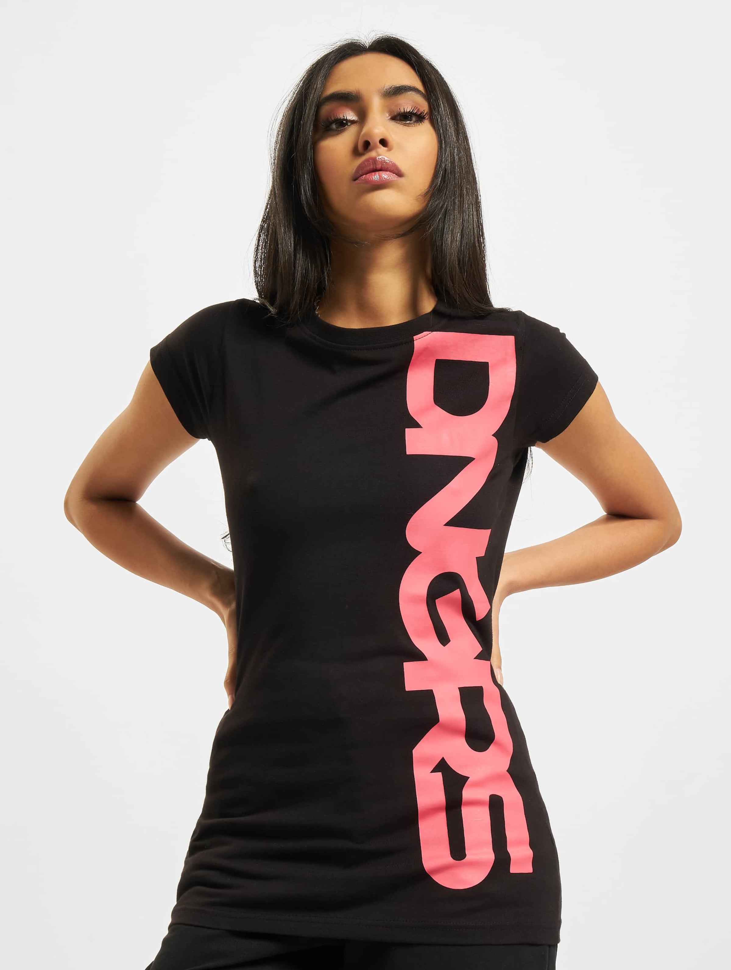 Dangerous DNGRS Classic T-Shirt Vrouwen op kleur zwart, Maat L