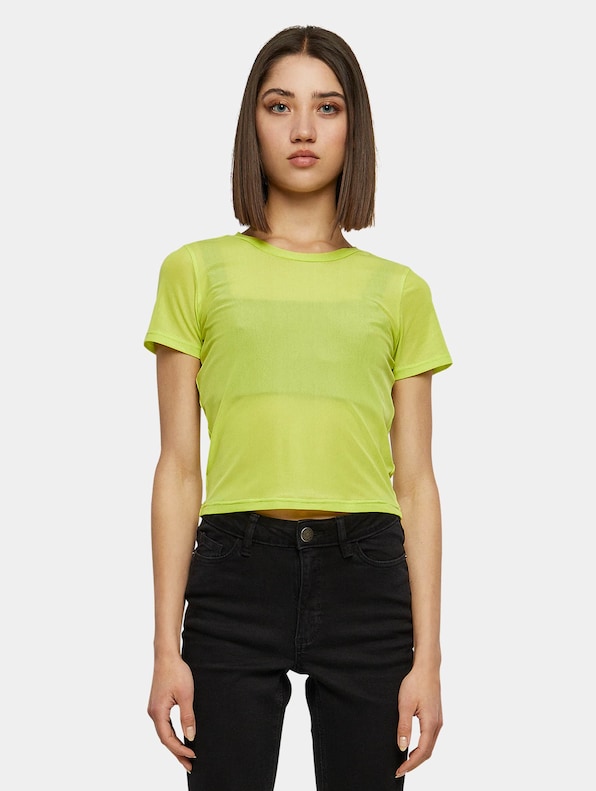 Ladies Short Mesh Tee-2