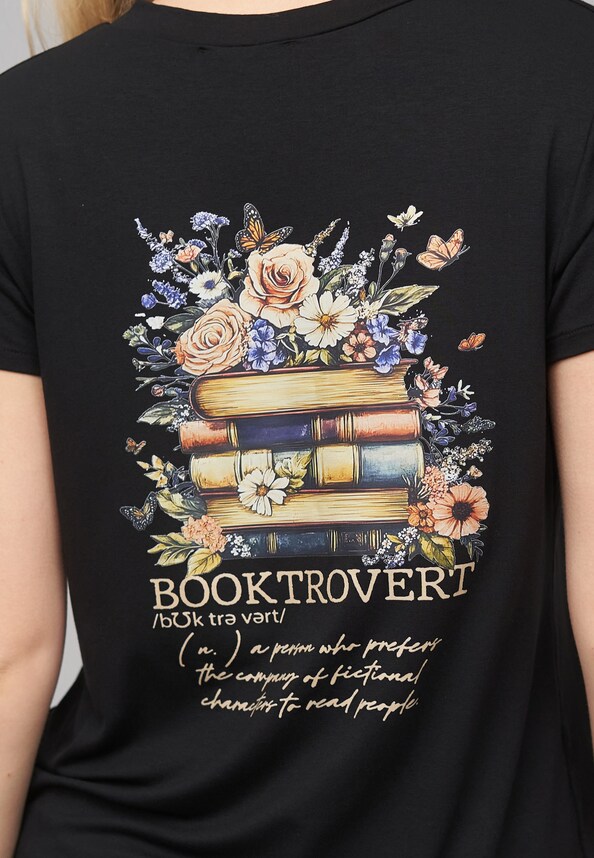 Viskose T-Shirt Print-5