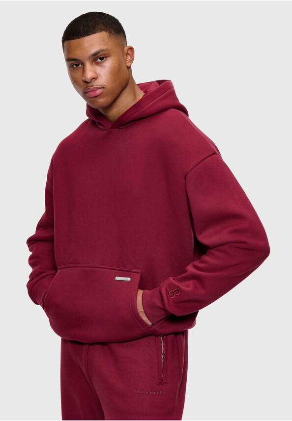 SUPER HEAVY BLANK HOODIE-2