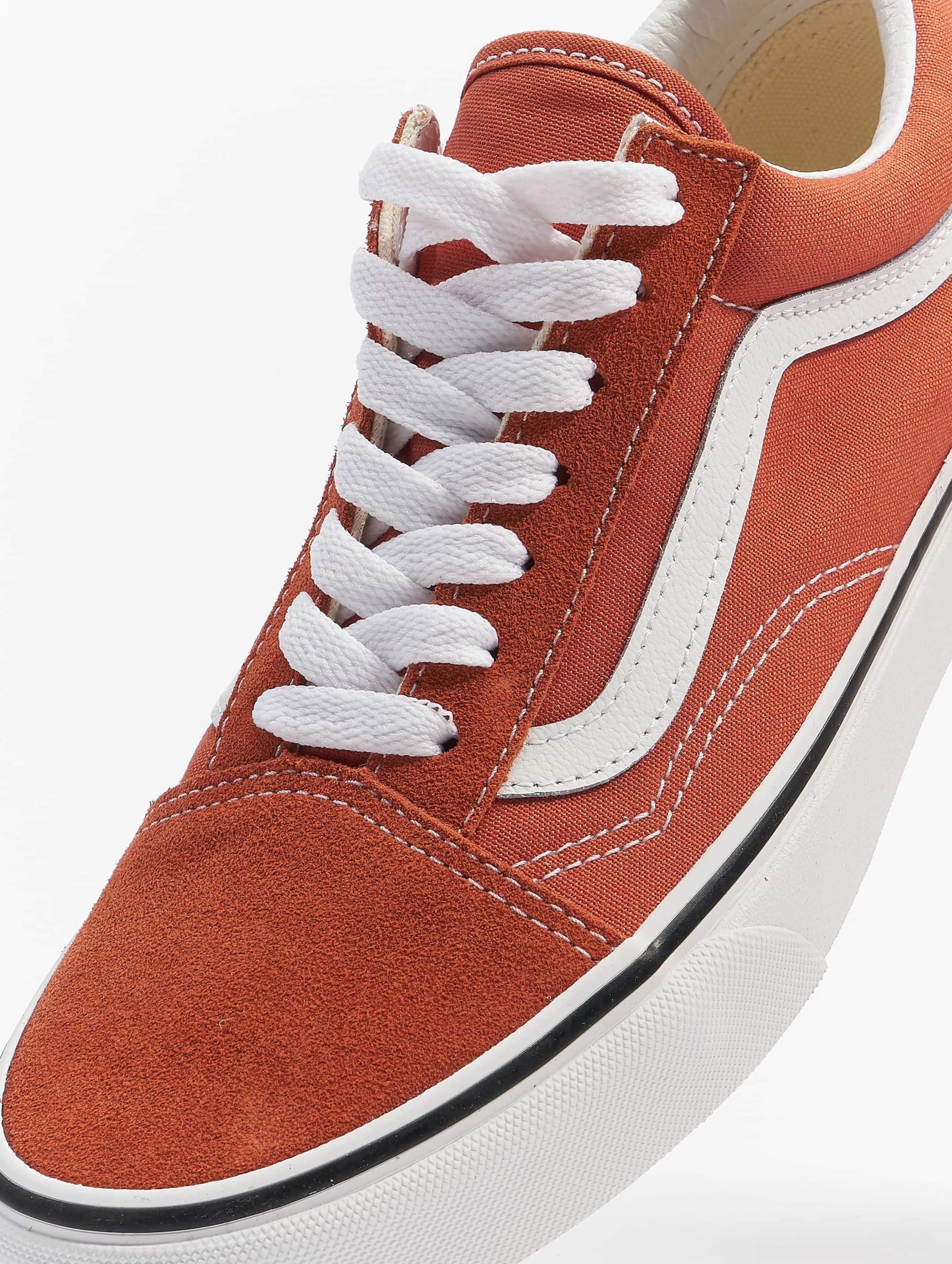 Vans old skool shop orange and blue