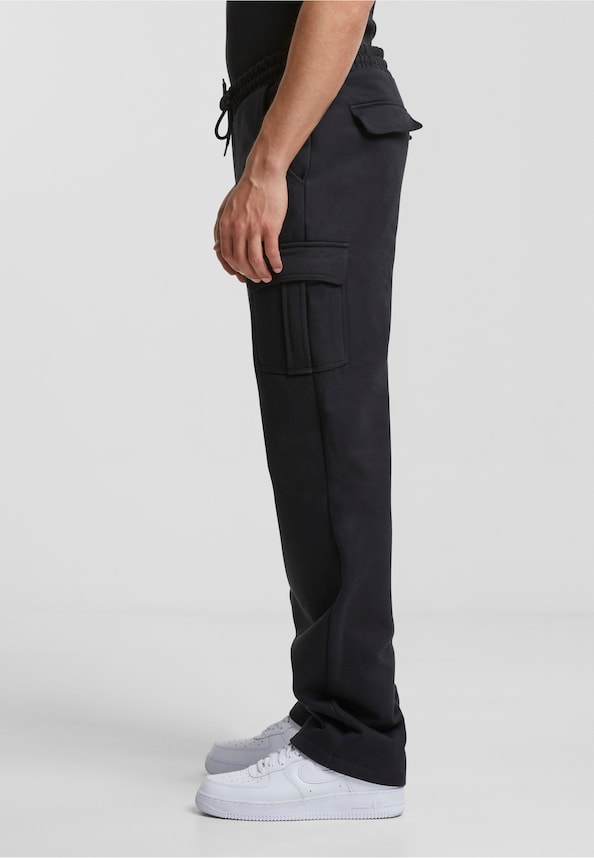 Heavy Straight Leg Cargo Sweatpants-2