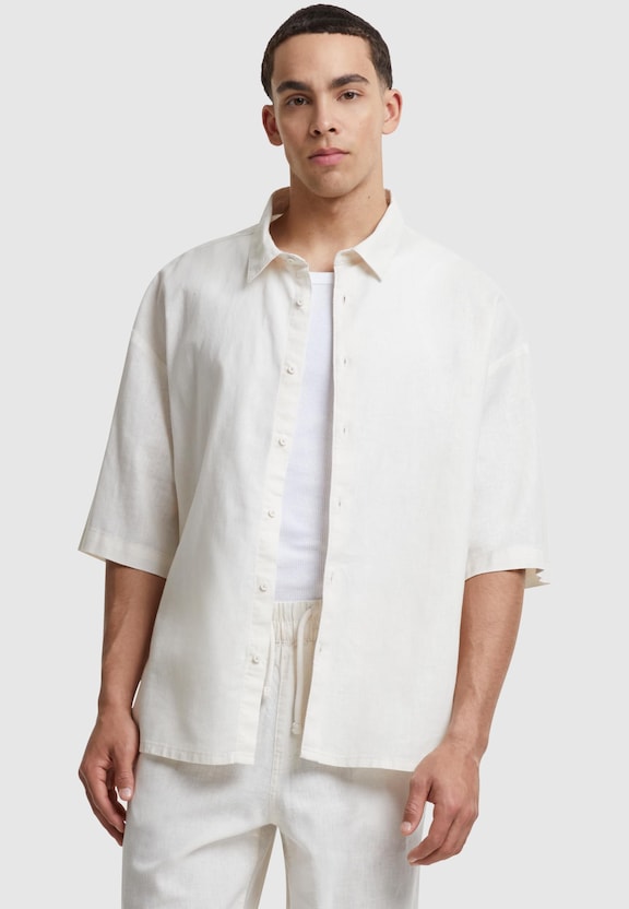 Boxy Cotton Linen -0