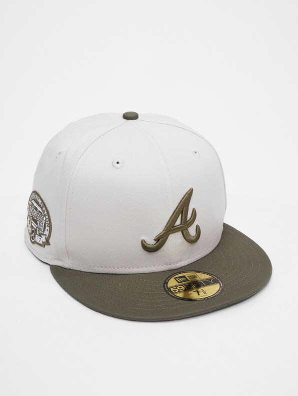 White Crown 59Fifty Atlanta Braves -1