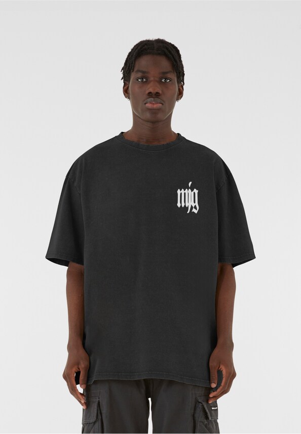 MMJG Heavy Oversized Acid Washed Tee - TRANSFORMATION-0