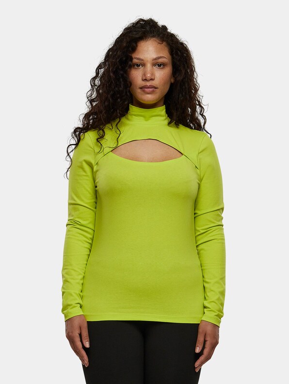 Urban Classics Ladies Cut Out Turtleneck Longsleeves-2