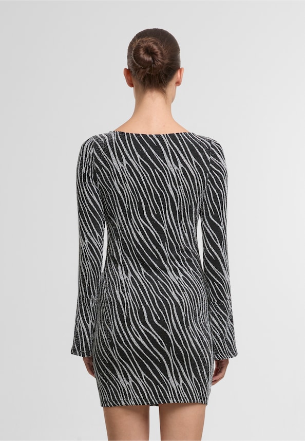 NMGILLY L/S BOATNECK SHORT  DRESS JRS-1