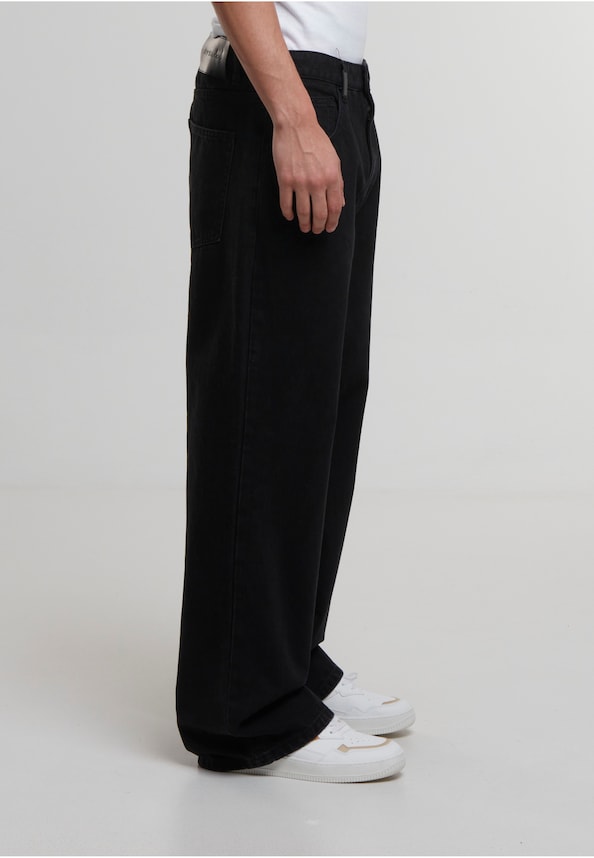 Adrik Basic Baggy Jeans-3