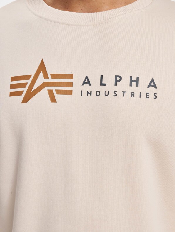 Alpha Industries Alpha Label Sweatshirt Jet Stream-3