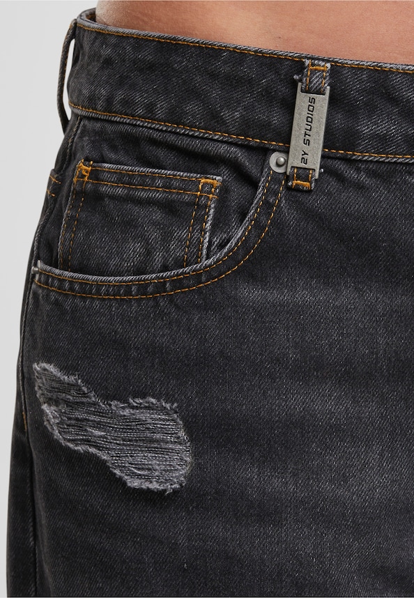 Diala Wide Baggy Jeans-6