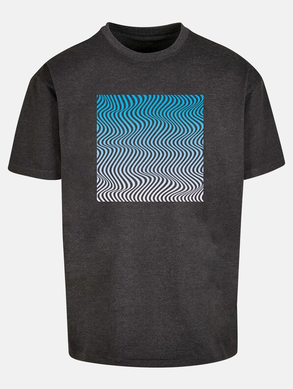 Summer - Wavy Pattern Heavy Oversize Tee-4