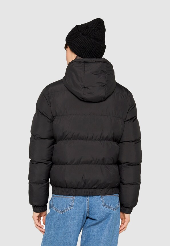 Ladies Hooded Puffer Jacket-1