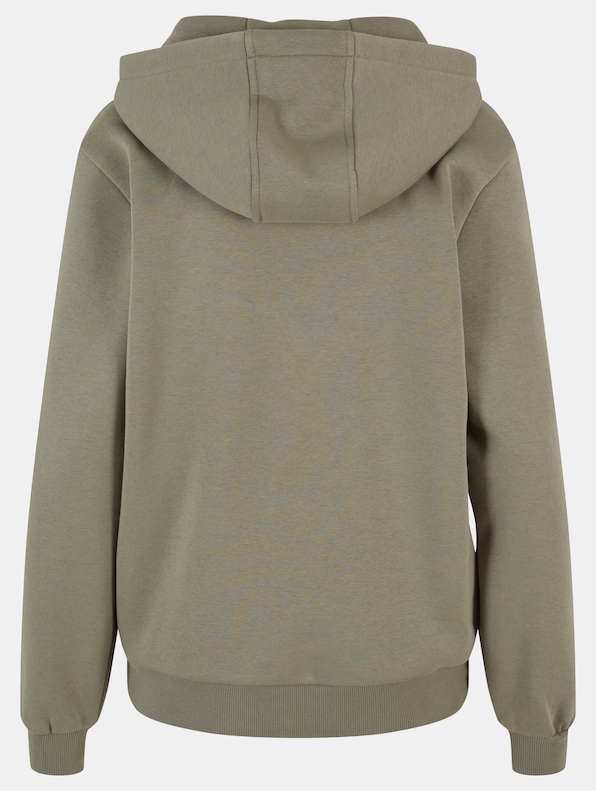 Build Your Brand Ladies Fluffy Hoody-1