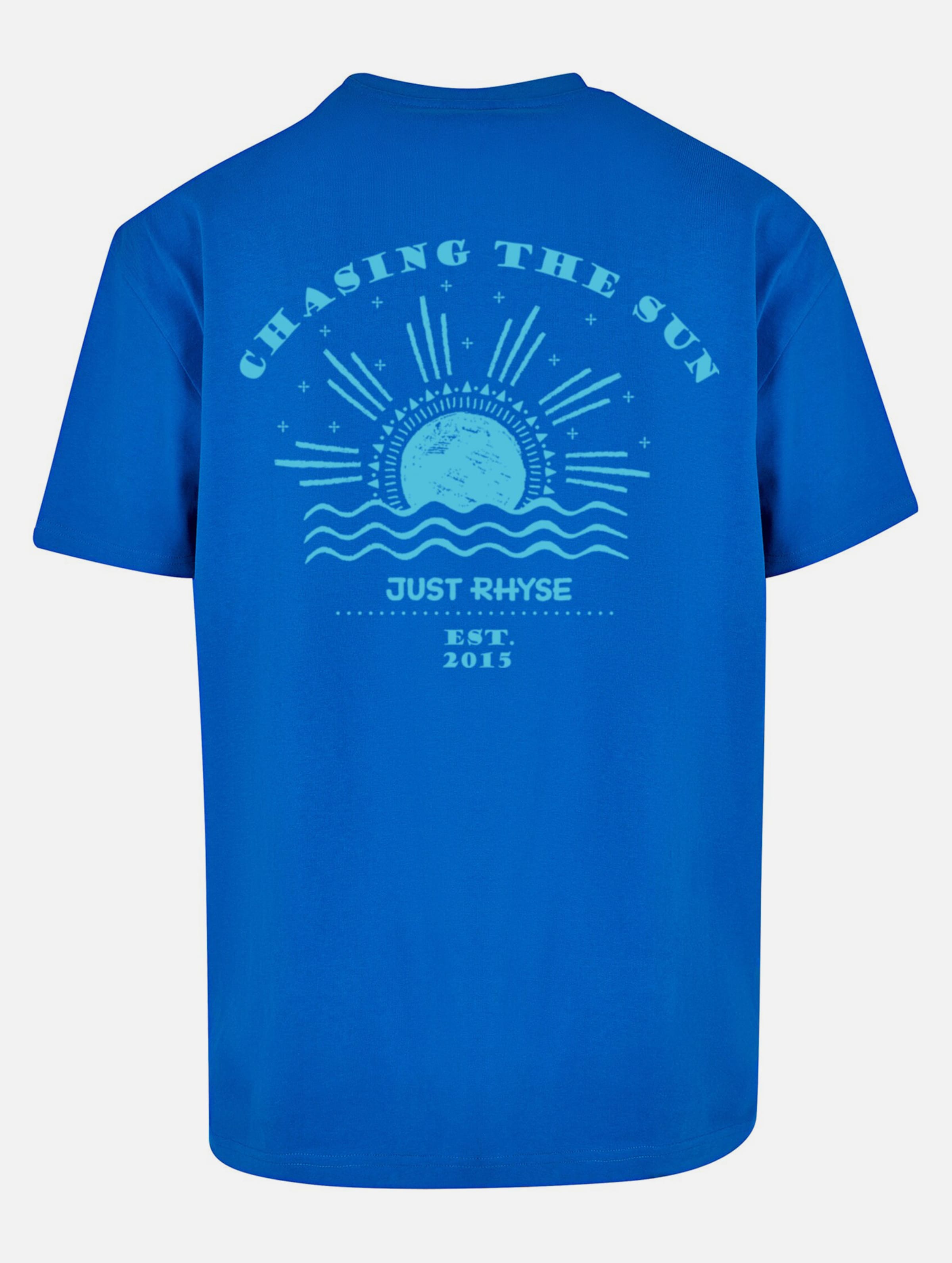 Just Rhyse ChasingTheSun T-Shirt op kleur blauw, Maat XXL