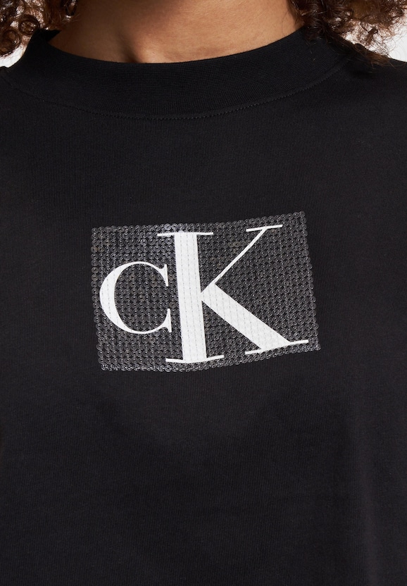 Calvin Klein Jeans Sequin Cropped Longsleeves-3