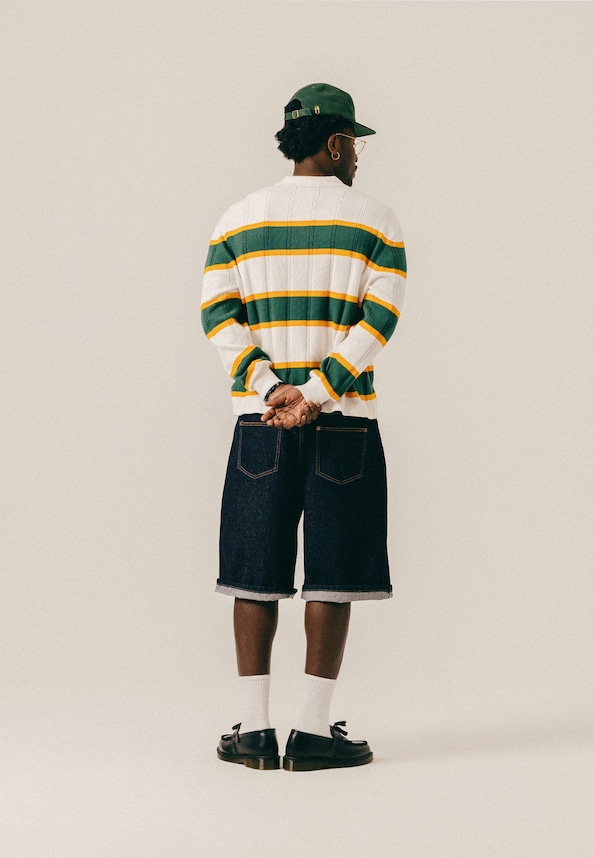 Cable Knit Longsleeve Polo-2