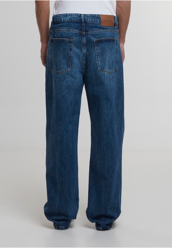 Adrik Basic Baggy Jeans-1