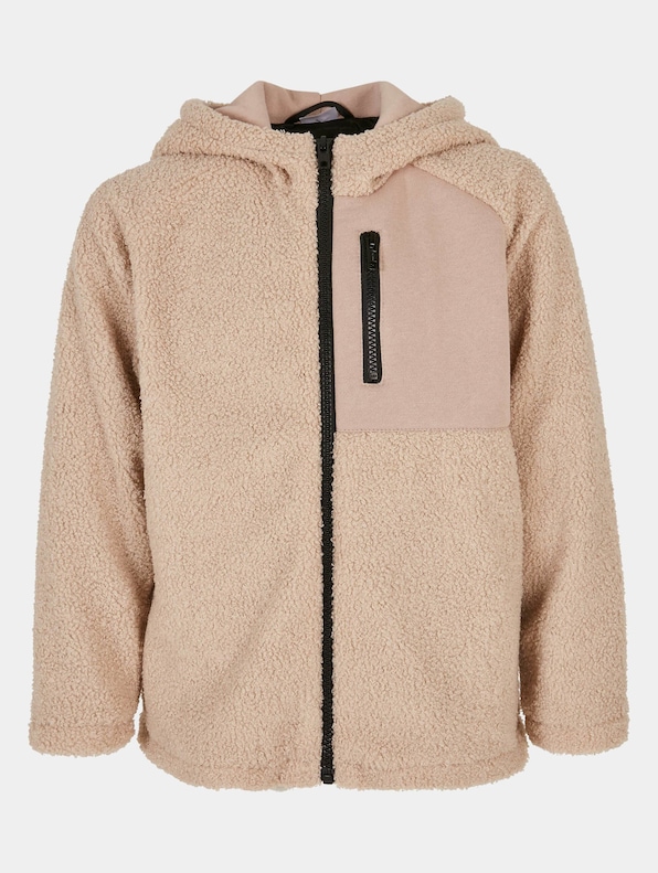 Boys Hooded Sherpa-0