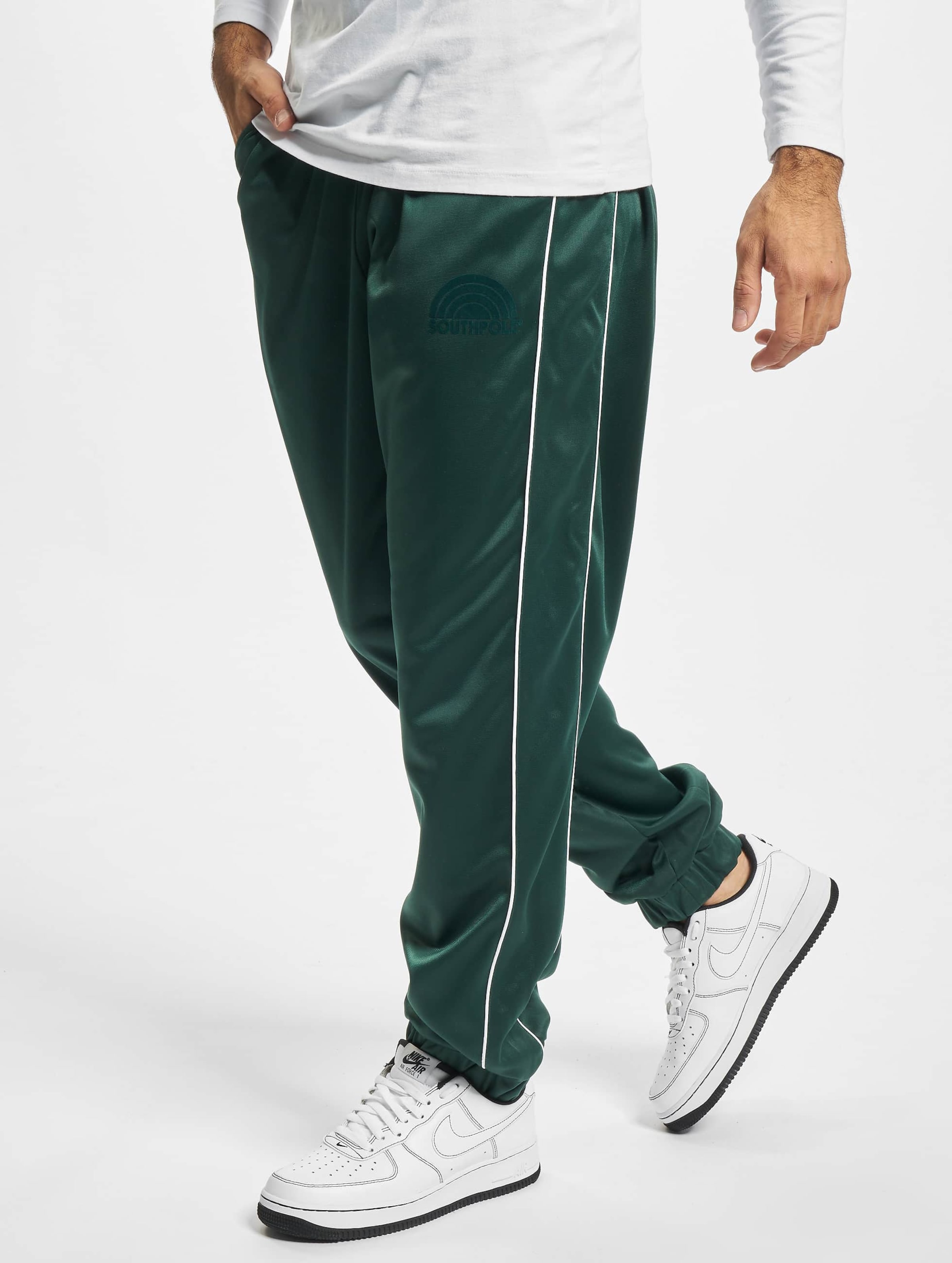 Southpole Heren joggingbroek -2XL- Tricot Groen