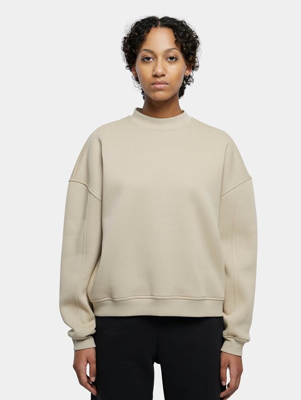 Ladies Oversized Organic Crewneck-2