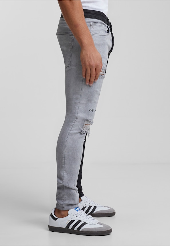2Y Skinny Fit Destroyed Jeans-3