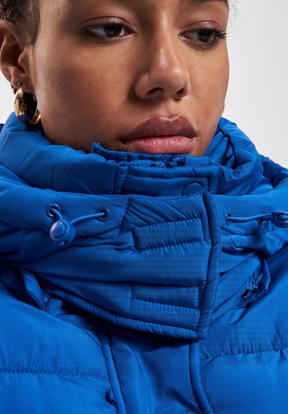 Sixth June Short W/ Hood Puffer Jacket Royal-3