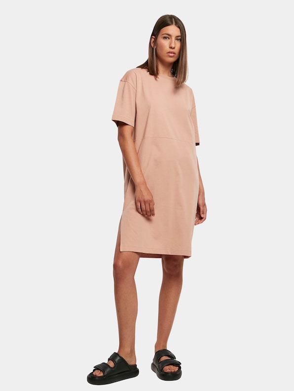 Ladies Organic Oversized Slit Tee-3
