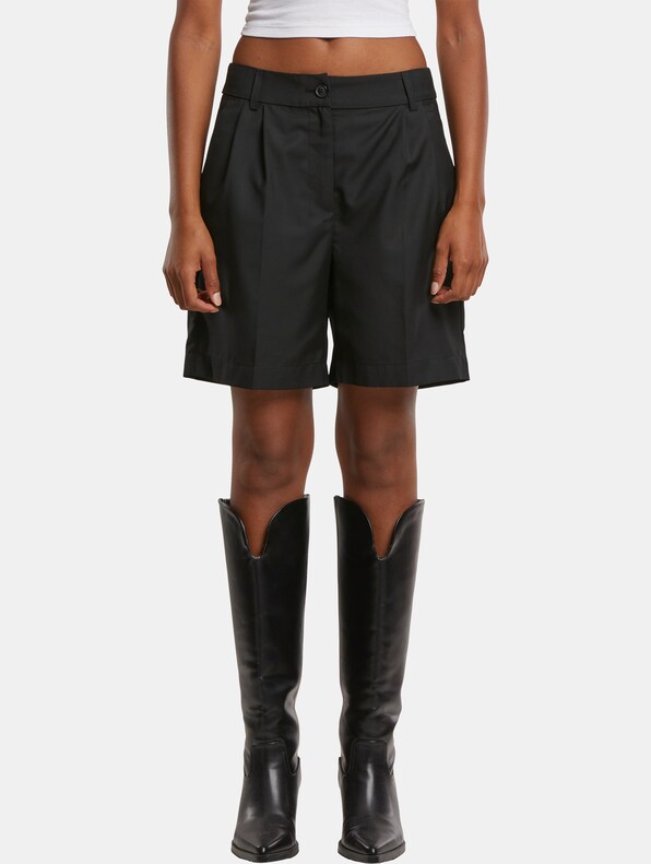 Ladies Pleated Bermuda-2