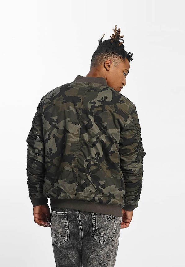 Vintage Camo Bomber -1