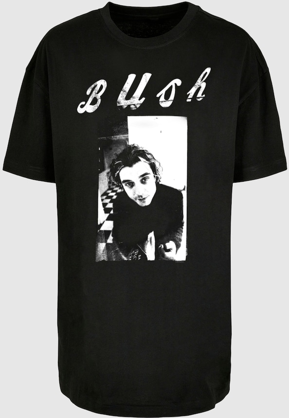 Ladies Bush - Logo Photo Oversized Boyfriend Tee-2