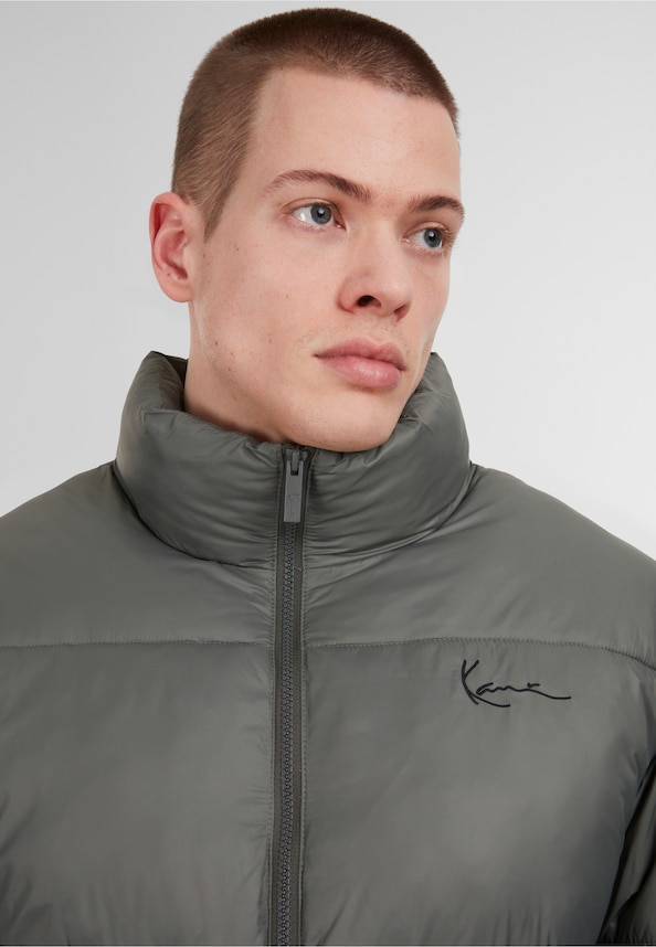 Small Signature Embossed Logo Puffer Jacket-4