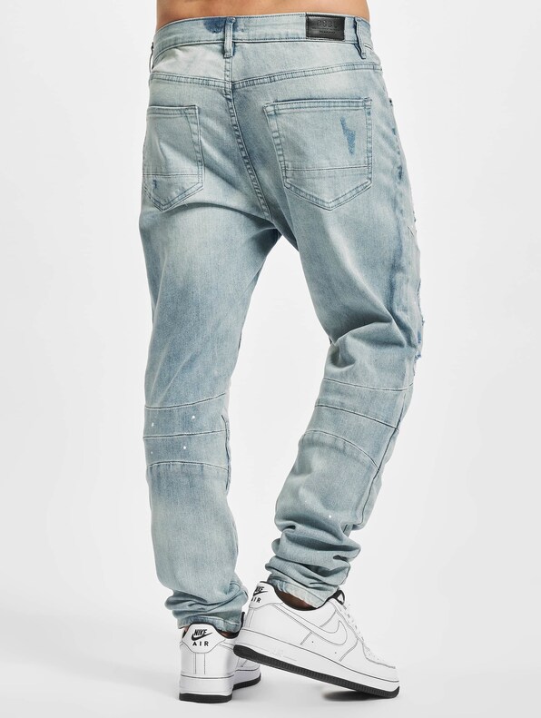 C&S Paneled Denim Pants-1