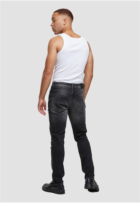 CARLOS DESTROYED SLIM FIT JEANS-4