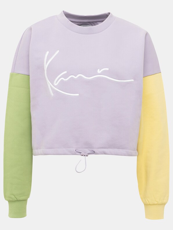 Signature Crop Block Crew-4