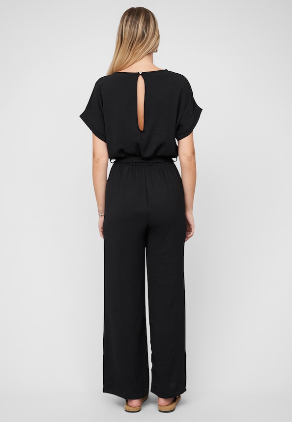 with tie belt and back slit-1