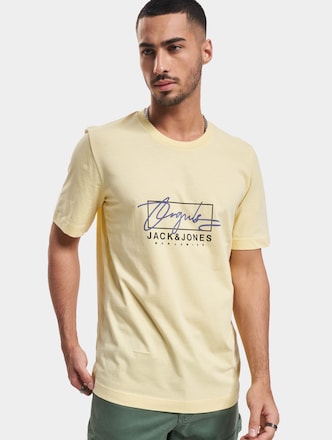 Jack & Jones Splash Branding Crew Neck T-Shirt