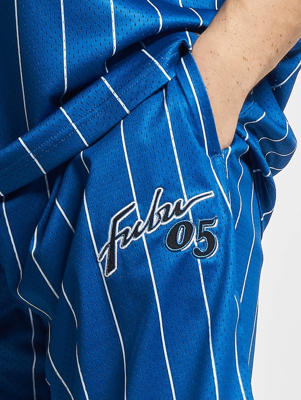 FM232-013-2 FUBU Retro Pinstripe Shorts-3