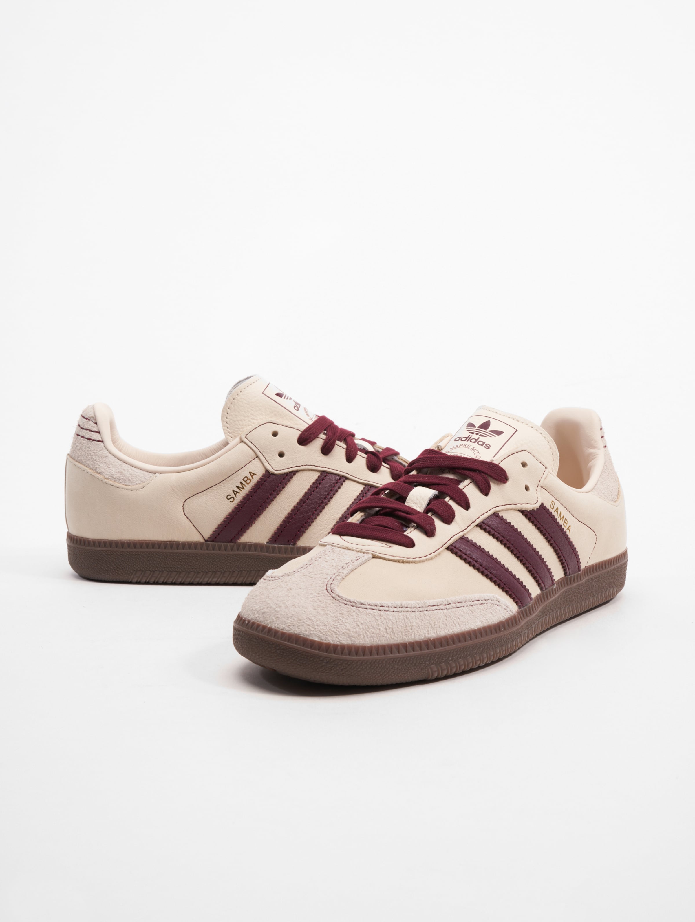 adidas Originals Samba Original Sneakers op kleur beige, Maat 42 2/3