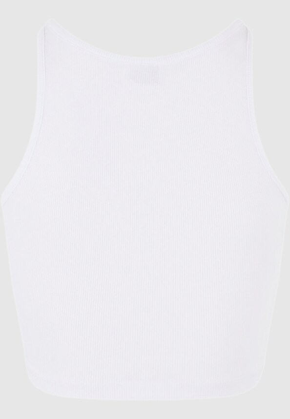 Ladies Organic Cropped Rib Top-6