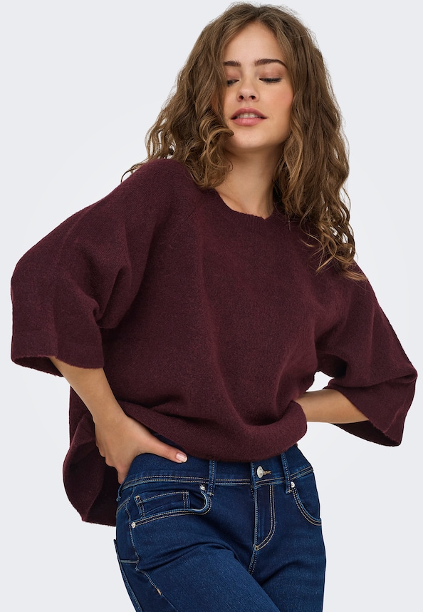 ONLSIMONI 3/4 PULLOVER KNT NOOS-2
