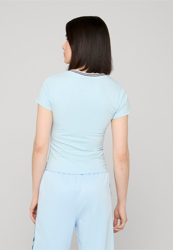 V-Neck Logotape T-Shirt-1