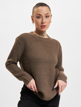Ladies Basic Crew Sweater
