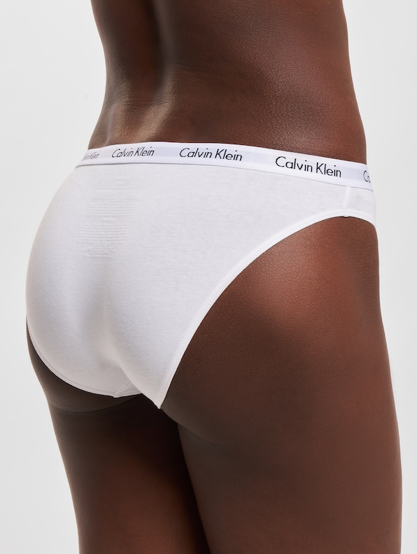 Calvin Klein Underwear 3 Pack Slip Black/White/Pastel-5
