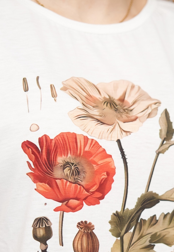 T-Shirt Flower Print-5