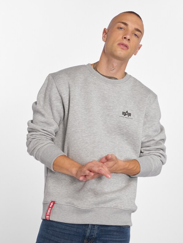 Alpha Industries Basic Small Logo Pullover-0
