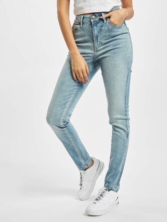Ladies High Waist Slim Jeans